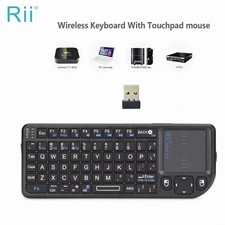 Rii Mini X1 Wireless Mini Keyboard 2.4GHz with Touchpad Mouse for PC TV Android picture