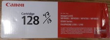Canon Genuine 128 Black Toner Cartridge New New in box picture