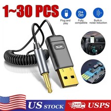 Wireless USB Bluetooth 5.0 Audio Transmitter Receiver AUX Adapter For TV Car Lot picture