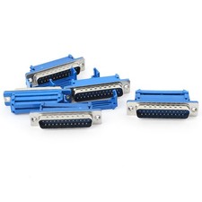 5Pcs Parallel Port D-SUB DB25 IDC Connector Male Flat Ribbon Cable Adapter picture