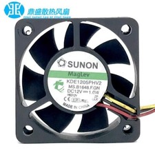 SUNON KDE1205PHV2 5015 DC12V 1.0W 5CM 3-Wire Silent Cooling Fan picture