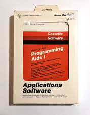 Programming Aids I cassette & manual boxed for the TI-99/4A computer - tested picture