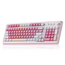 AULA S99 Wireless Gaming Membrane Creamy Keyboard Tri-Mode Connect Num picture