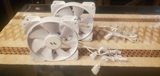 2x Fractal Design ASPECT 12 WHITE A RGB fans lightly USED picture