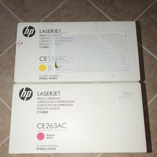 HP Genuine Laser Toner CE262AC/CE263AC Yellow Magenta for CP4025 CP4525 picture