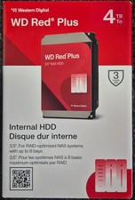 WD Red Plus 4TB NAS Hard Drive 3.5