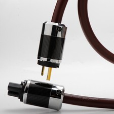 12AWG HIFi OFC Power Cable Audio US/EU Plugs Supply Mains ​C7/C15/C19 Connectors picture