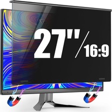 Magnetic Privacy Screen for Frameless Computer Monitor 27 Inch 16:9 Aspect Ra... picture