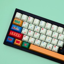 Jaycomia 143-Key PBT Dye-Sub Keycap Set Cherry Profile ISO/ANSI Multi-Lang picture