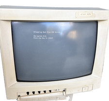 Syslink computer DCM-1488 14” CRT Computer Desktop Monitor VGA Video Display picture