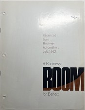 1962 BENDIX COMPUTER DIVISION BUSINESS AUTOMATION REPRINT G15 G20 COBOL HISTORY picture