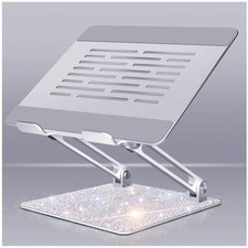 Erolagomat Bling Adjustable Laptop Stand, Portable Laptop Riser, Aluminum Laptop picture