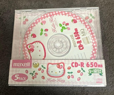 [ New ] MAXELL CD-R 650MB Hello Kitty lot of 5 260603 picture