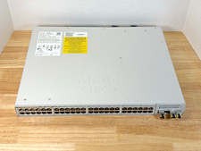 Cisco C9200-48P-E V03 48 Port PoE+ Network Switch and C9200-NM-4X picture