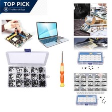 450 Pcs Laptop Screws Kit 15 Sizes M2 M2.5 M3 Storage Box Repair Tool picture