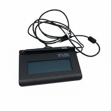 Topaz SignatureGem LCD 1x5 T-LBK462-BSB-R USB Signature Capture Pad Tested picture