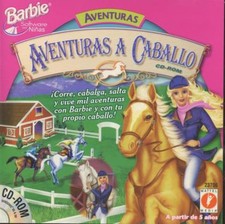 Barbie: Adventuras A Caballo PC CD-ROM girls horse riding club game SPANISH RARE picture