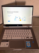 HP Chromebook x360 14in Intel Chrome OS White Notebook/Laptop picture