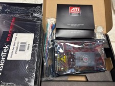 New ATI/AMD Radeon 9600XT 128MB AGP Graphics Card GPU In Box All Cables Win 98 picture