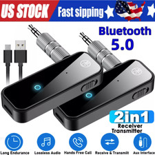 Wireless Bluetooth 5.0 Transmitter Receiver for Car Music Audio Aux Adapter Lot picture