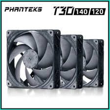 Phanteks T30 120mm 140mm 30mm Thick PWM Case Fan High Static Pressure Cooling picture