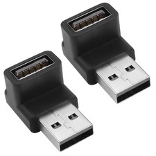 USB 3.1 90°Angle Adapter 10Gbps USB 3.1 Male to Female L-Angle Connector USB ... picture
