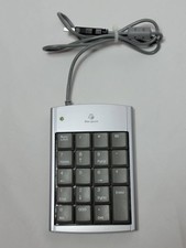 Targus 10-Key Numeric USB Keypad 2 USB Ports Gray Model PAUK10U-BB Tested Works picture