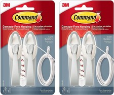 Cord Bundlers Organizer - 4 Pack, Cable Management Clips for Tidy Cords picture
