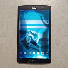 LG G Pad X 8.3 VK815 Android 6 Tablet (Verizon) - 16GB Black - WTR DAMAGE #3816 picture