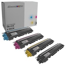 4 Pk Set TN210 TN-210BK Black & Color Printer Laser Toner Cartridge for Brother picture