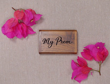 32GB USB 3.0 Personalized Wooden Flash Drive w/ Wooden Box Brown picture