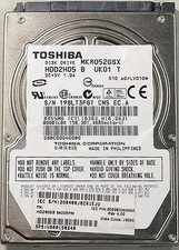TOSHIBA MK8052GSX [80GB 2.5-inch 9.5mm SATA HDD Usage 9036H (Crystal DiscInfo no picture