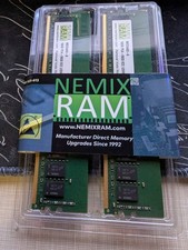 NIB NEMIX RAM 32GB (2X16GB) DDR4 2933MHz PC4-23400 UNBUFFERED ECC CL21  picture
