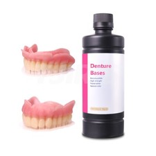 Dental LCD DLP 3D Printer Denture Base Resin for Manufacturing Dentures 1kg picture