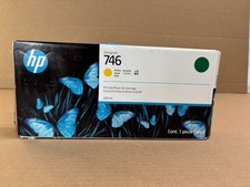New Genuine HP 746 DesignJet Z6, Z9 Series Yellow Ink P2V79A 300ml (March 2025) picture