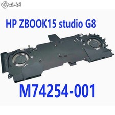 For HP ZBOOK15 Studio G8 Laptop CPU GPU Cooling Fan with Heatsink M74254-001 picture