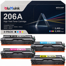 206A Toner Cartridge for Color LaserJet Pro MFP M283fdw M283fdn M283 M255dw 4PK picture