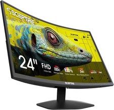 New Curved 24-inch Prime Gaming Monitor 1080p 1500R 1ms up to 180Hz DisplayP... picture