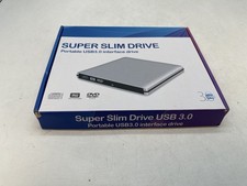 NEW -Super Slim Drive Portable USB3.0 Interface SIlver Drive DVD-RW - Free S/H picture