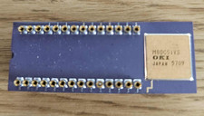 Rare Retro NOS Purple Gold Ceramic IC Retro CMOS OKI M80C51 MCU Piggyback picture