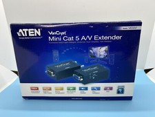 New Aten VanCryst Mini Cat 5 VGA A/V Extender (Receiver & Transmitter) picture