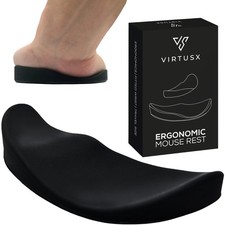 Virtusx Ergonomic Mouse Wrist Rest, Gliding Palm Wrist Support, Sliding Wrist picture