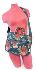 Kayond Crossbody Messenger Laptop Bag Blue Pink Red Floral picture