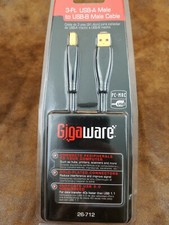 New Gigaware 26-712 3-Ft USB A Male To USB-B Male Cable picture
