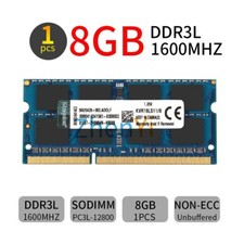Kingston 8GB DDR3L1600MHz  PC3L-12800S 1.35V KVR16LS11/8 Laptop Memory RAM Blue picture