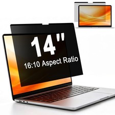 BSPROTE Magnetic Laptop for 14 inch with 16:10 aspect ratio laptop, black picture