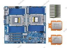 Gigabyte MZ73-LM1 (Rev. 2.0) Motherboard With 2x AMD EPYC 9684X CPU，8x 64GB RAM picture