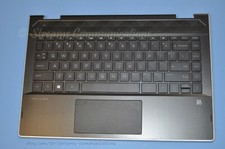 HP 14-CD 14M 14-cd1033nr 14-cd1025cl Laptop Palmrest w/ BL Keyboard +Touchpad NS picture