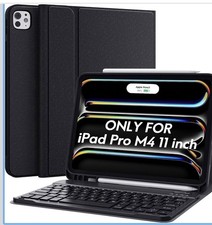 CHESONA Keyboard Case for iPad Pro 11 inch M4 2024 Magnetic Detachable Touchpad picture