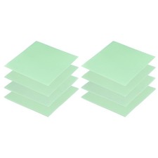 8 Pcs Thermal Pads 100x100mm，0.5mm+1mm+1.5mm+2mm for CPU GPU M.2 SSD NVMe Green picture